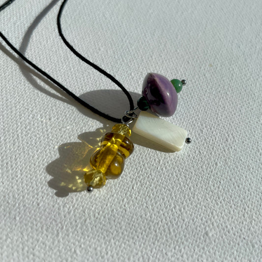 Upcycled Geming Cord Necklace