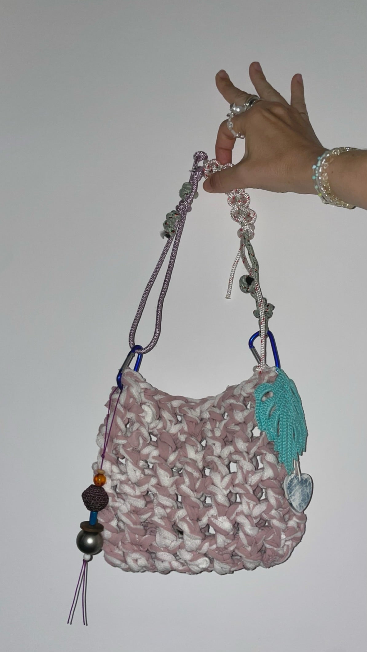 Upcycled T-Shirt Crochet Bag